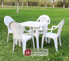 宽80cm方桌 白桌白椅