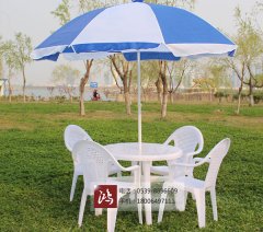 直径90cm圆桌 白桌白椅